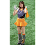 プロ野球チアリーダー ユニフォーム 読売巨人軍 マスコットガール ヴィーナス グレー衣装 ダンス衣装 コスプレ衣装