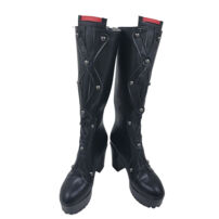 勝利の女神:NIKKE ラピ：レッドフード コスプレ靴(コスプレ ブーツ（靴）)