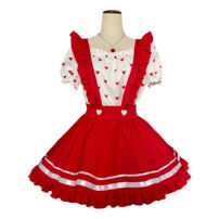 アイカツ！ Girly RED アニメイトフェア 星宮いちご コスプレ衣装(アイカツ! -アイドルカツドウ!- コスプレ衣装)