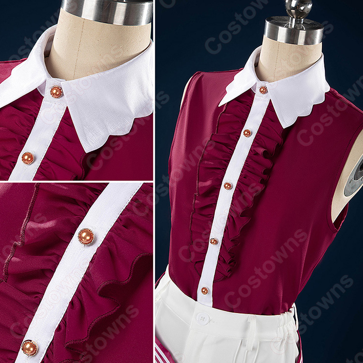 エスプリ エス ライカ カンナ スイートホワイト コスプレ衣装 靴付き 高品質 実物撮影 ユメ エス カンナ ライカ 冴霧笑主 花群冬芽 名都神無