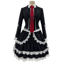 ダンガンロンパ 希望の学園と絶望の高校生 セレスティア・ルーデンベルク コスプレ衣装 ゴスロリ服(その他 コスプレ衣装)