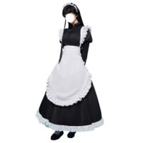 古見さんは、コミュ症です。 古見硝子 メイド服 コスプレ衣装(古見さんは、コミュ症です。 コスプレ衣装)