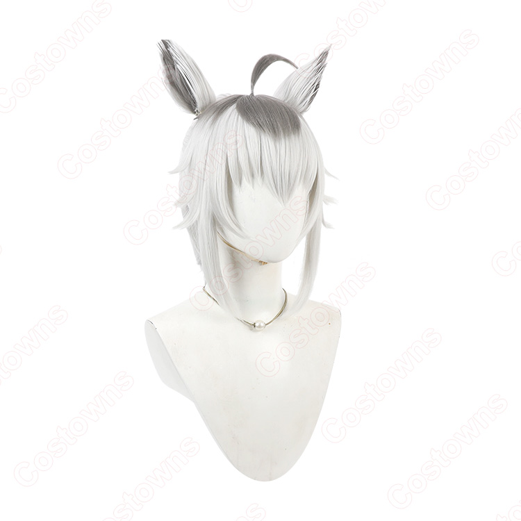オグリキャップ コスプレ ウィッグ ウマ娘 セット済み 馬耳付き ウマ娘 プリティーダービー ウマ娘シンデレラグレイ オグリキャップ