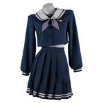 BanG Dream! It's MyGO!!!!! 若葉睦 コスプレ衣装 月ノ森女子学園 制服 ダークブルー
