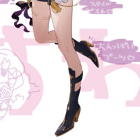 にじさんじ 5th Anniversary LIVE 「SYMPHONIA」Day2 壱百満天原サロメ コスプレ靴(コスプレ ブーツ（靴）)