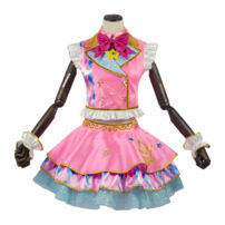 アイカツスターズ! 虹野ゆめ ピンクスターコーデ コスプレ衣装(アイカツ! -アイドルカツドウ!- コスプレ衣装)