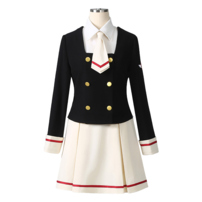 カードキャプターさくらクリアカード編 木之本桜 コスプレ衣装 友枝中学校女子生徒 制服(202×202)