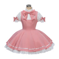 カードキャプターさくら 木之本桜 コスプレ衣装 白×ピンク バトルコスチューム(カードキャプターさくら コスプレ衣装)