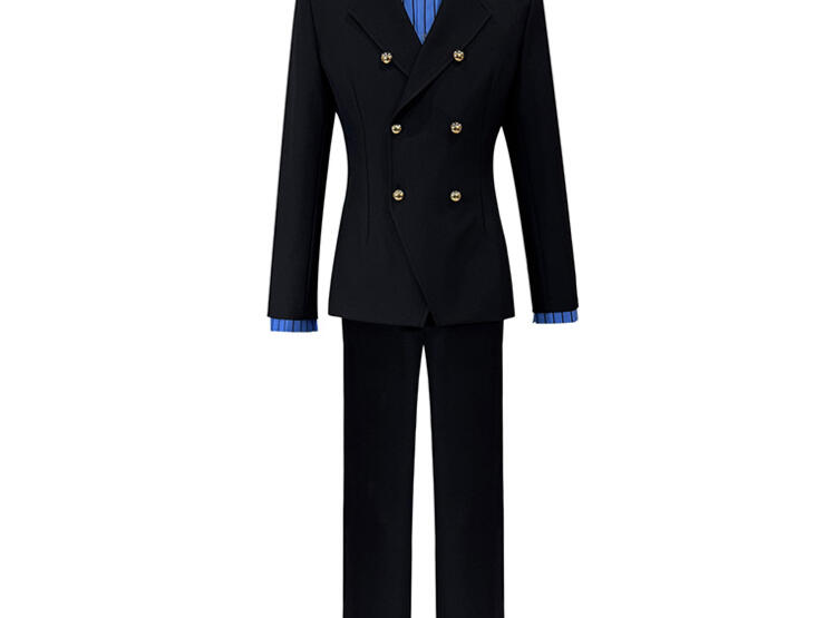 新品・未開封　公式　ACOS製　ワンピース　サンジの衣装　2年後　コスプレ　Ｍ ONE PIECE（ワンピース）サンジ スーツ コスプレ衣装 abccos製