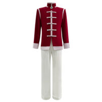 HUNTER×HUNTER クラピカ ゾルディック家編 赤い衣装 コスプレ衣装(その他 コスプレ衣装)