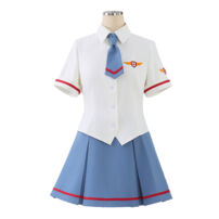 カードキャプターさくら 木之本桜 コスプレ衣装 友枝中学校 夏の制服(カードキャプターさくら コスプレ衣装)
