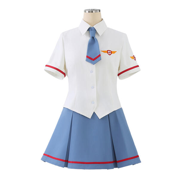 カードキャプターさくら 木之本桜 コスプレ衣装 友枝中学校 夏の制服元の画像