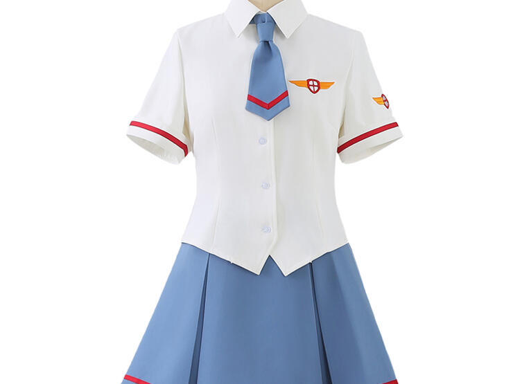 カードキャプターさくら 木之本桜 コスプレ衣装 友枝中学校 夏の