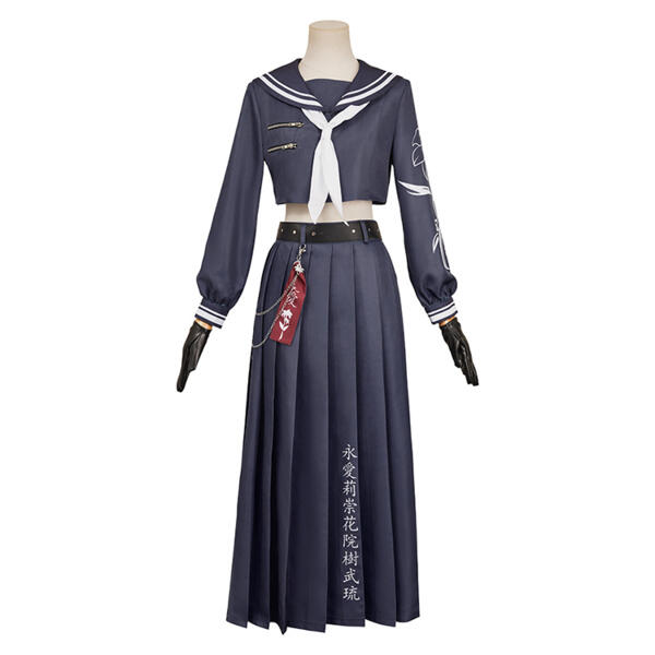 ファイナルファンタジーVII エバークライシス エアリス・ゲインズブール エバクラ学園セブン 七高総長服 コスプレ衣装元の画像