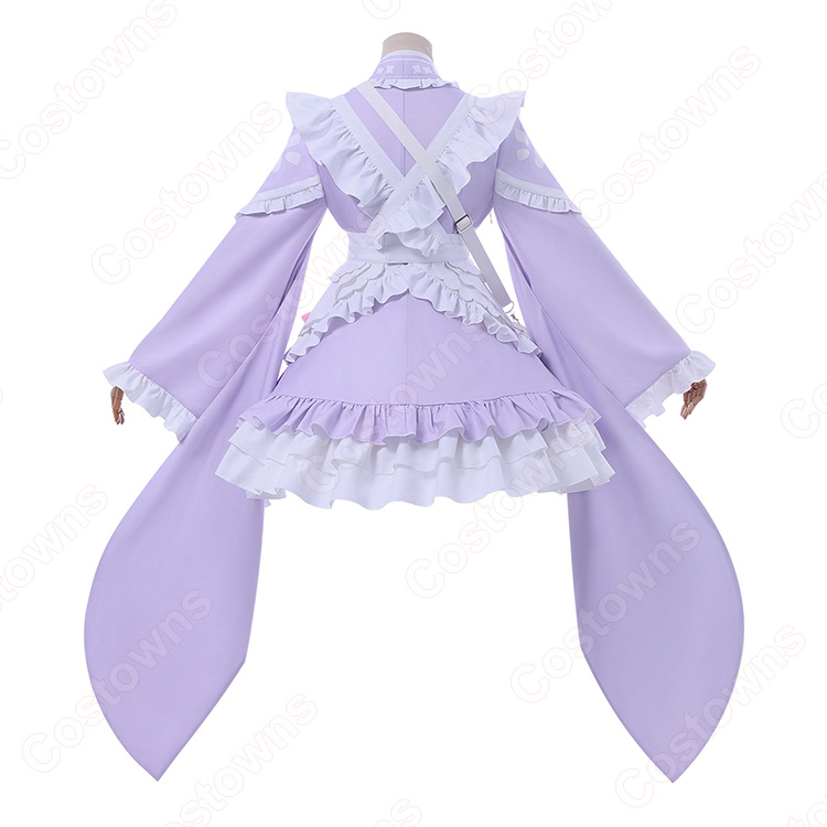 VTuber 結城さくな 和風メイド 新衣装 コスプレ衣装 - Costowns