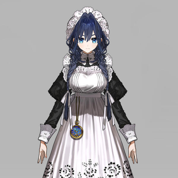 hololive ホロライブ オーロ・クロニー メイド衣装 コスプレウィッグ元の画像