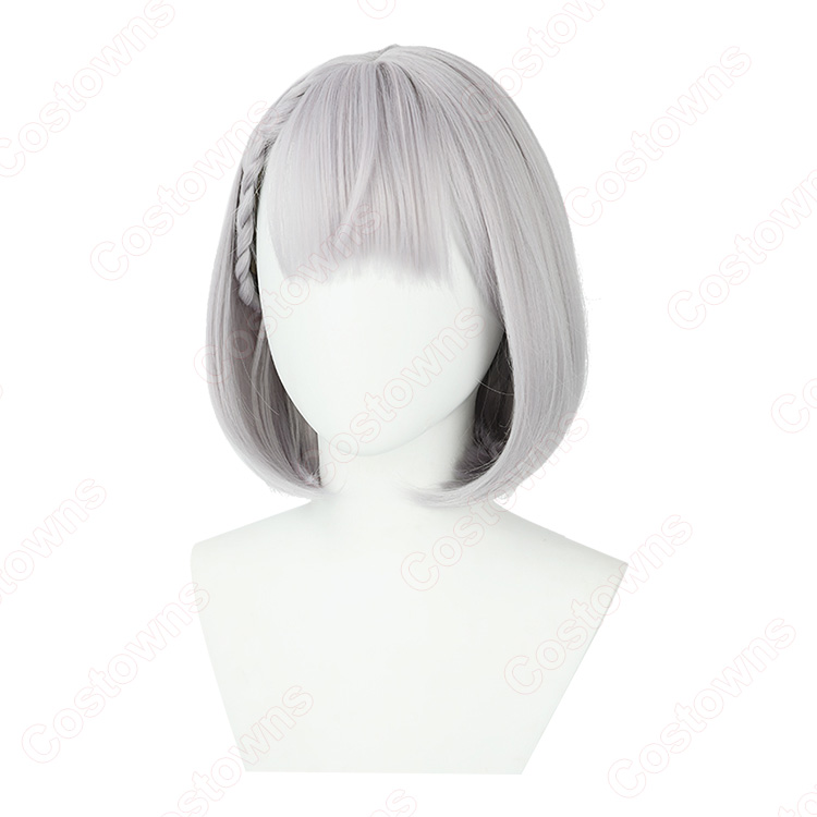 hololive ホロライブ 白銀ノエル 制服 コスプレウィッグ - Costowns