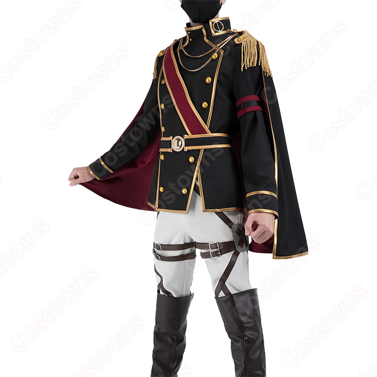 進撃の巨人　リヴァイアッカーマン　コスプレ 衣装 一式＋エレンのシャツ　Mサイズ c86f7628897748d5bd9f6b30f0db34