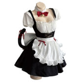 時崎狂三 時崎くるさん 猫耳メイド コスプレ衣装 デート・ア・ライブV 時崎狂三 猫耳メイドver. コスプレ衣装