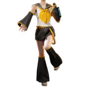 バーチャルシンガー 鏡音リン 公式衣装 コスプレ衣装 セーラー服