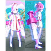#コンパス 戦闘摂理解析システム メグメグ ナース姿 コスプレ靴