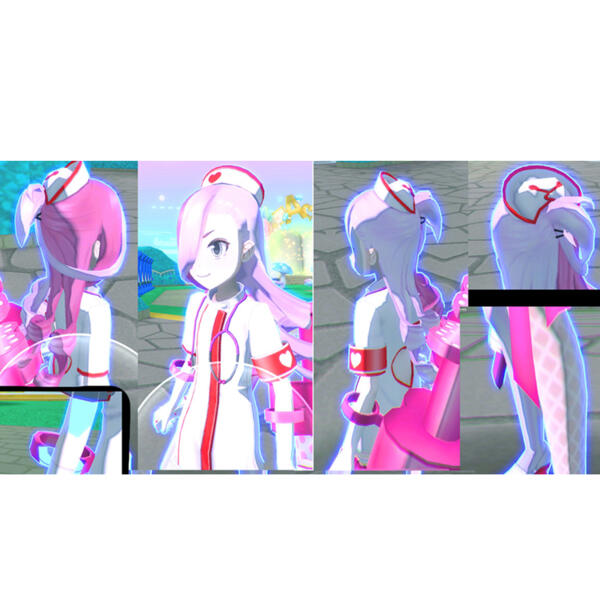 #コンパス 戦闘摂理解析システム メグメグ ナース姿 コスプレウィッグ元の画像