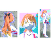#コンパス 戦闘摂理解析システム チーちゃん 医療団体潜入任務 コスプレウィッグ