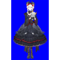 Vtuber にじさんじ レヴィ・エリファ ゴスロリ新衣装 コスプレ衣装(202×202)