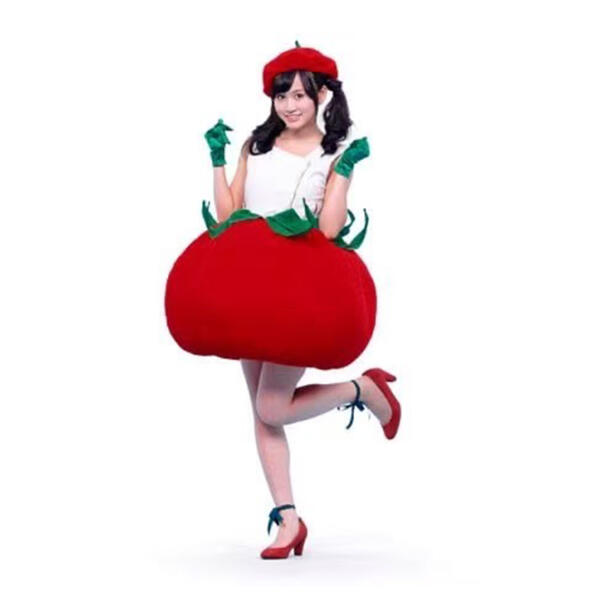 AKB48 野菜シスターズ 前田敦子 新井彩永 トマト 野菜衣装 コスプレ衣装 アイドル衣装 オーダメイド可元の画像