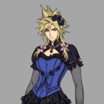 ファイナルファンタジーVII リメイク クラウド・ストライフ 骨太のおなご コスプレウィッグ