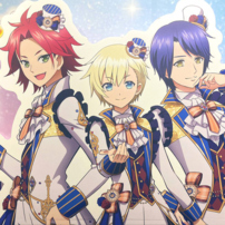 アイドルタイムプリパラ WITH 夢川ショウゴ 三鷹アサヒ 高瀬コヨイ コスプレウィッグ(202×202)