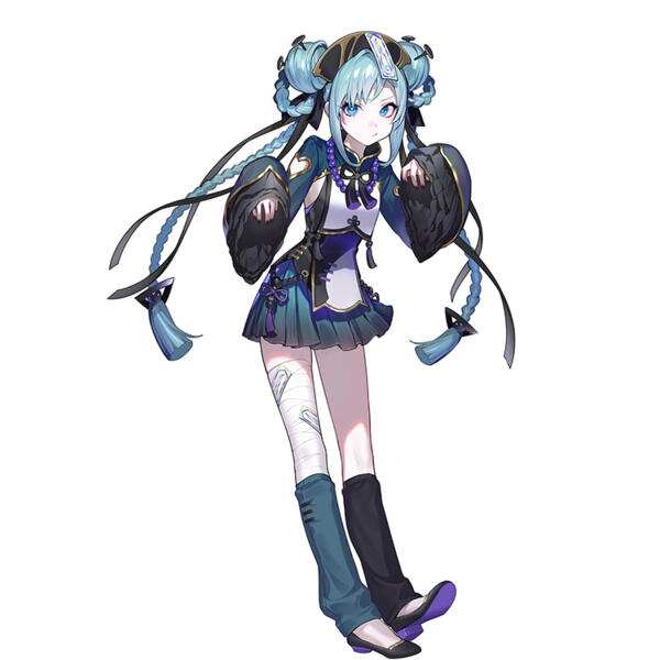 初音ミク キョンシーVer. コスプレ衣装 オーダメイド可元の画像