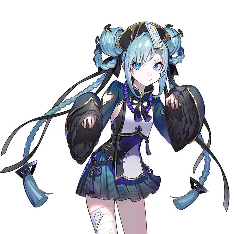 初音ミク キョンシーVer. コスプレウィッグ - Costowns