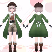 あおぎり高校 公式VRChat 石狩あかり コスプレウィッグ(コスプレウィッグ)