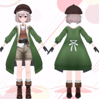 あおぎり高校 公式VRChat 石狩あかり コスプレウィッグ(202×202)