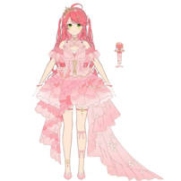 ホロライブ さくらみこ コスプレ衣装 flower fantasista!衣装 みこち アイドル衣装 ドレス衣装 豪華セット(202×202)