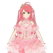 ホロライブ さくらみこ コスプレウィッグ みこち VTuber flower fantasista! 耐熱 かつら ピンク