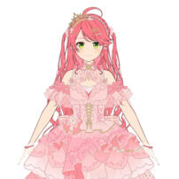 ホロライブ さくらみこ コスプレウィッグ みこち VTuber flower fantasista! 耐熱 かつら ピンク